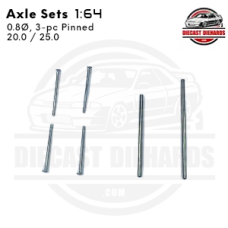Axle Set: Pin, 0.8 (Staggered: 20.0 / 25.0) Axle Set: Pin, 0.8 (Staggered: 20.0 / 25.0)