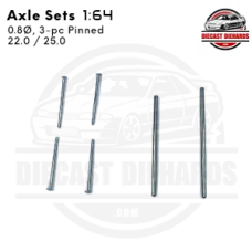 Axle Set: Pin, 0.8 (Staggered: 22.0 / 25.0) Axle Set: Pin, 0.8 (Staggered: 22.0 / 25.0)