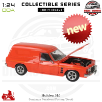Holden HJ Panelvan Sandman (Mandarin Red) [1:24]