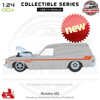 Holden HZ Panelvan Custom, Blown (Silver) [1:24]