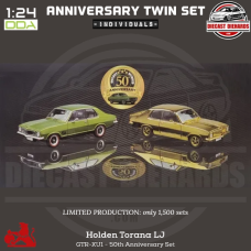 Holden Torana LJ GTR-XU1 50th Anniversary Twin Set [1:24]