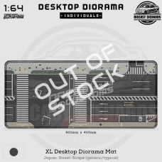 Street Scape, Japan [XL Desktop Diorama Mat]